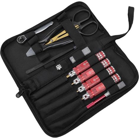 Kit D'Outils RC FPV Mini Cliquet Douille Hélice Voiture Réparation Cadre Modèle 9 Pièces Croisement Avion Modèle Réparation Ensemble D'Outils (1/5)