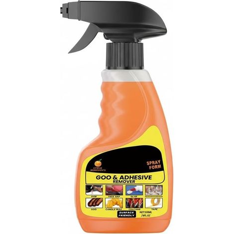 Spray Dissolvant d'Adhésif (120 ml) — Dissolvant Puissant Spécifique à l'Automobile : Élimine Efficacement les Résidus de Colle, de Ruban Adhésif et d'Autocollants (1/5)
