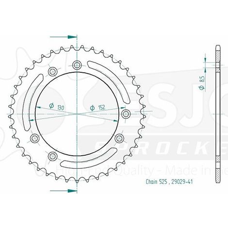 Couronne transmission Esjot pour moto Cagiva 1000 Navigator T