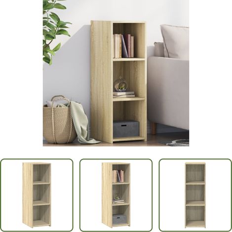 Holzwerkstoff - Sideboard Sonoma-Eiche 30x41x93 cm Holzwerkstoff (1/5)