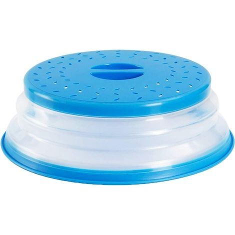 Couverture Micro-ondes, Couvercle de Plaque Micro-ondes Pliable, Housse Anti-éclaboussures pour Micro-ondes, pour Le Chauffage et La Protection Contre Les Projections D'eau (1/4)