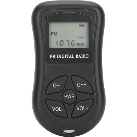 KDKA-600 Professioneller tragbarer Stereo-FM-Empfänger mit LCD-Bildschirm und Kopfhörer