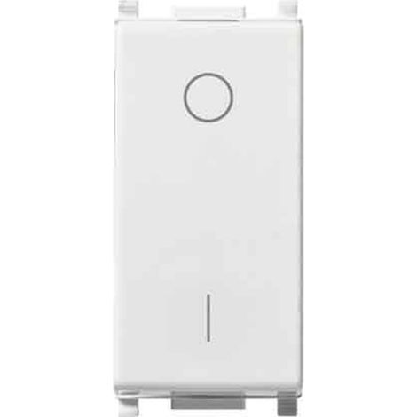 INTERRUTTORE BIPOLARE ILLUMINABILE 'PLANA' VIMAR 16Ax 250V - Colore Bianco