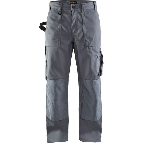 Pantaloni da lavoro multitasche in policotone artigianale Blaklader Grigio 46