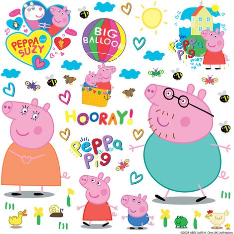 Sticker - Maison de Peppa Pig - 30x30 cm (1/4)