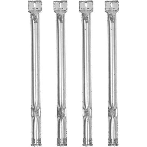 Lot de 4 tubes de rechange pour brûleurs de barbecue à gaz - Pièces détachées en acier inoxydable pour barbecue (1/2)