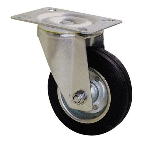 Roulette industrielle Pivotante Guitel Hervieu, Acier galvanisé, Ø 125mm, 125kg ( Prix pour 1 )