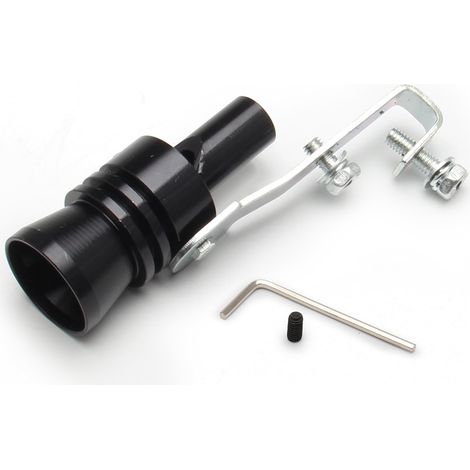 Lntyq Sifflet Universal Alliage d'aluminium Turbo Fabricant Tuyau d'échappement Tuyau d'échappement surdimensionné Simulateur de rugissement de la voiture Sound Auto Fuyal Sifflet Accessoires