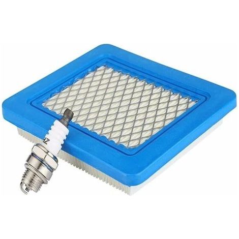 Filtre à Air Tondeuse Bougie pour Briggs & Stratton Moteurs Série 625 650 675 491588 399959 491588S Wolf 2058411 Honda GCV Accessoires (Filtres à air & Bougie) (1/4)
