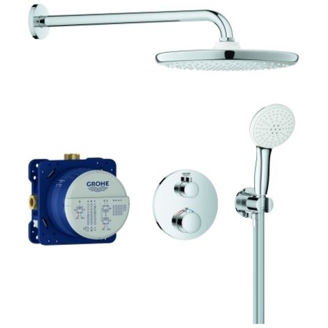 Grohe Grohtherm Set doccia con Tempesta 250 Cromo, 34872000