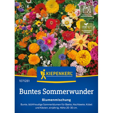 Kiepenkerl Blumensamen Buntes Sommerwunder für ca. 1 - 2 m²