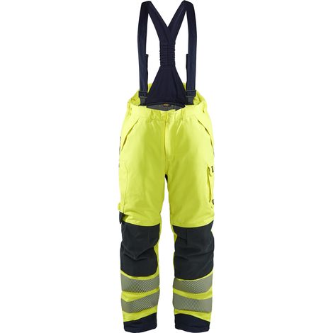 Salopette de travail multinormes hiver 1817 - Jaune fluo/Marine XL