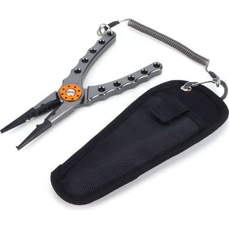 Multifunktionale Zange aus Aluminiumlegierung für Angelköder, Hakenlöser und Hakenentfernungswerkzeug (1/5)