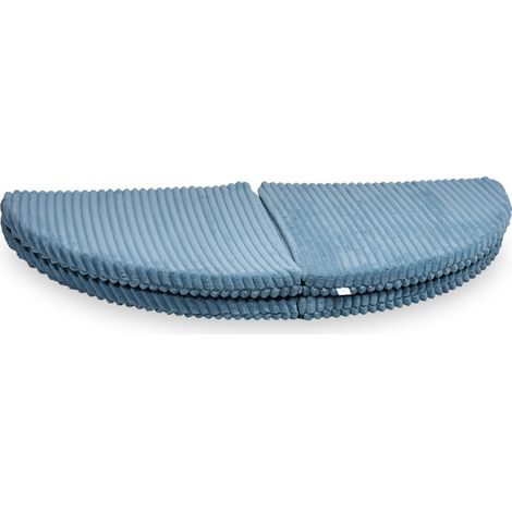 Runde Faltmatte, Durchmesser 160 mm, Waffelblau (1/4)