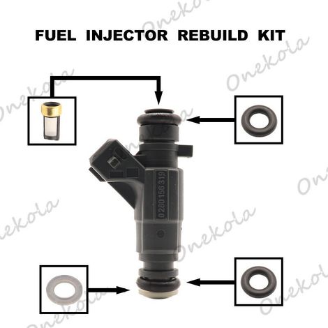 Kit de réparation de joint torique d'injecteur de carburant, filtre et bague d'étanchéité pour X5 X6 Z6 0280156319 018B-171000 (1/2)