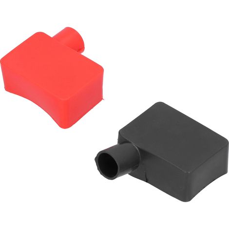Lot de 20 Protège-bornes Batterie Auto Caoutchouc Carré Isolant Couvre-bornes Housse Terminal (1/5)