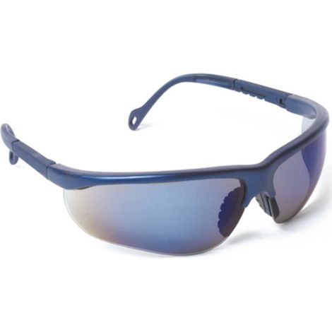 Verspiegelte Sonnenbrille blau Verstellbare Bügel - SINGER - EVASHARKBBA