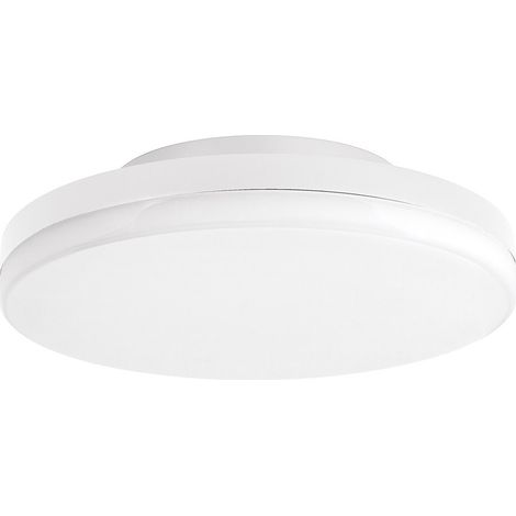 Plafoniera GPL361 Rotonda in Alluminio Bianco Opaco - 24W LED CCT Selezionabile 3000K/4000K IP65 - Gealuce per Esterni (1/2)