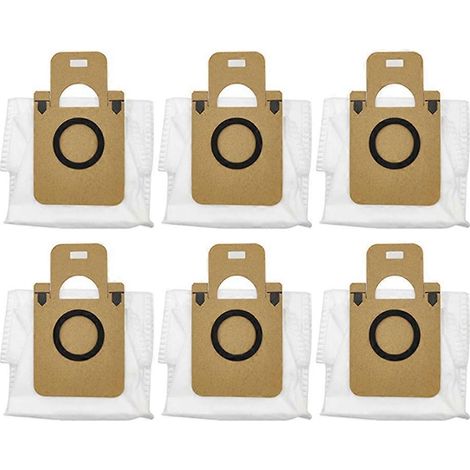 6 Stück Staubbeutel Zubehör für Roboter Xiaomi Dreame (1/5)