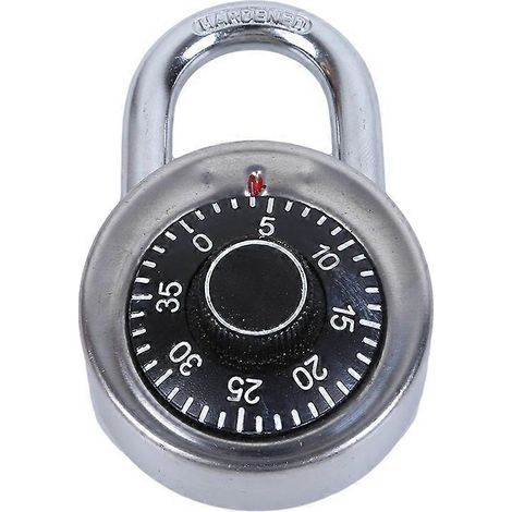 cadenas rotatif, cadenas à combinaison numérique, valise ronde avec numéro de téléphone (1/5)