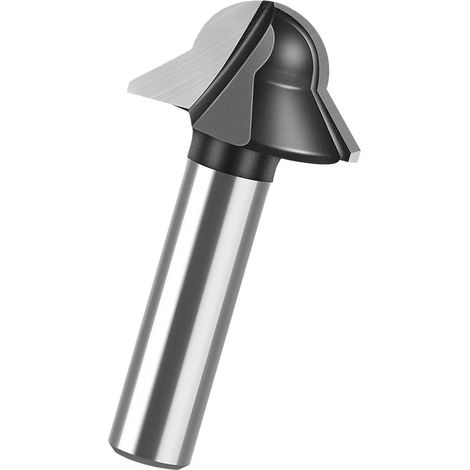 Fraise Professionnelle À Rond En Carbone Rainuré V Pour Bordures Bois Lisses Conception Légère Idéale Les Travaux De Menuiserie Détaillés. Rainurée Black 8 7 - (1/5)