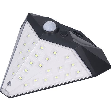 Solar-Wandleuchte mit 3 Modi, Bewegungsmelder, IP65 wasserdicht, 36 LEDs, Außenbeleuchtung für Hof, Garten und Terrasse (1/5)