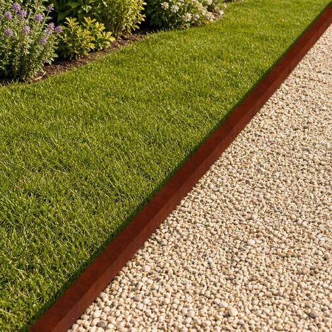 vidaXL Perfil de cobertura para jardín 20 uds. 100 x 5 x 5 cm (1/5)