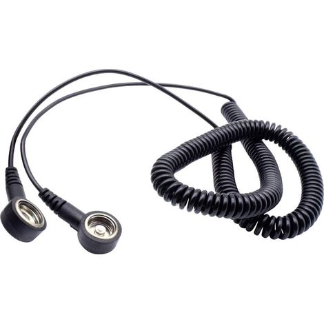 Quadrios Cavo di messa a terra ESD 3.60 m Connettore a pressione 10 mm (1/4)