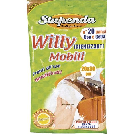 Panni usa e getta Willy per mobili 20x30cm 20 pezzi (1/5)