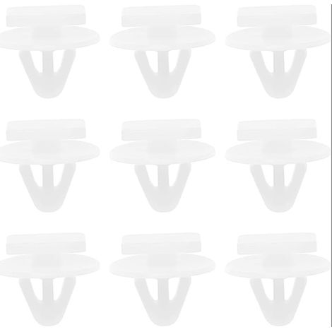 Agrafes Garniture Passage de Roue Avant Compatible avec Combo Corsa Corsavan 122920 9114743 Plastique Blanc (1/5)