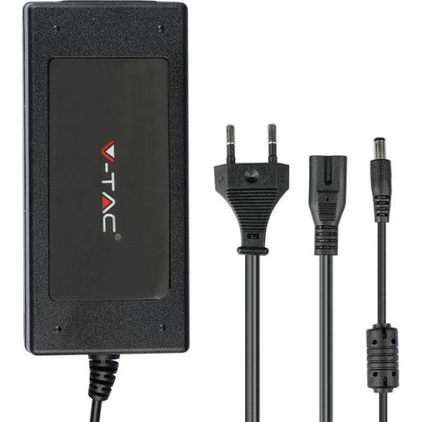 V-TAC VT-23079 Alimentatore switching stabilizzato 78W 12V 6.5A jack 2.1mm Plug&play cavo 2.4mt - SKU 3240