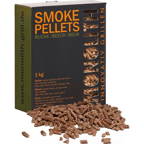 Monolith Smoke Pellets Grillpellets Räucherpellets Buche (Beech) 1 kg 201100