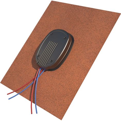 Passe-câbles solaire photovoltaïque pour pente 15°-55° ocre - UBBINK - 770214