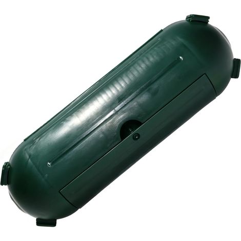 Boîte de couverture de rallonge extérieure, protecteur de connexion électrique étanche, vert (1/5)