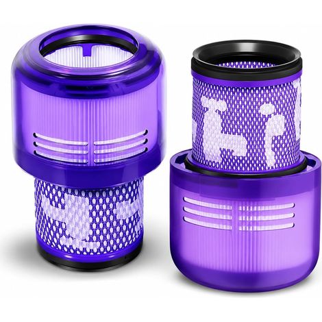 CCYKXALot de 2 filtres pour aspirateurs sans fil Dyson V11 V15 Origin V11 Torque Drive V11 Animal V11 Complete V11 Extra V15 Detect SV14,SV15,SV17,SV22,SV47 (1/5)