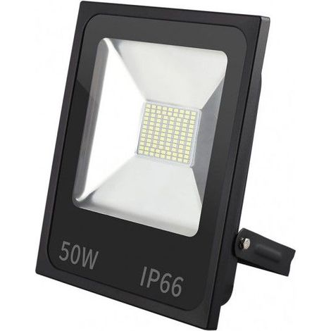 proiettore led smd dacita 50w 6500k nero 4500lm   120º ip66 28,5x24x5,5 cm