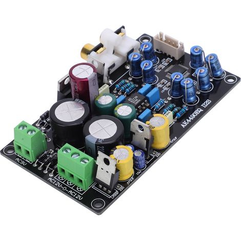 Carte de décodage DAC II2S, capacité de 2200 µF, produit semi-fini à monter soi-même, composant électronique AK4490EQ (1/5)