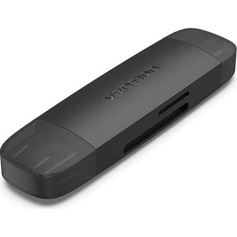 Lector de Tarjetas Externo Vention Negro (1/4)