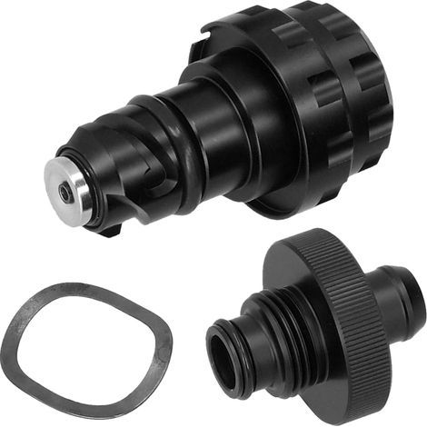 Oil Drain Plug Assembly with Magnetic End Aluminium Alloy Replacement for Ford F150 2015+(Black )
