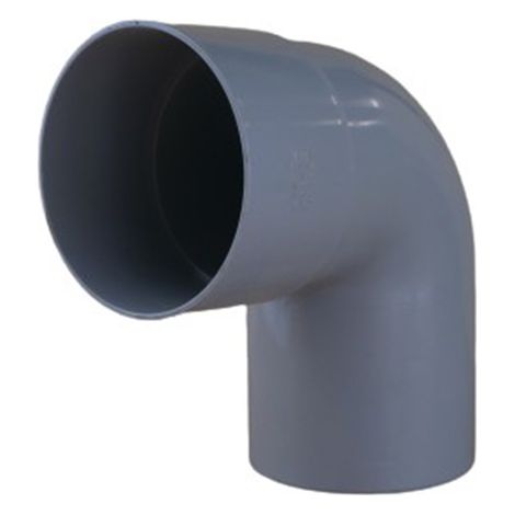 Coude PVC 87°30 Mâle/Femelle Ø110 - First Plast (1/5)