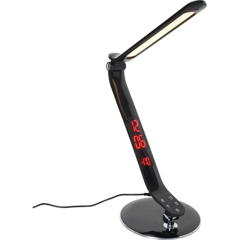 Lámpara de escritorio para mesita de noche Lámpara de escritorio con despertador reloj digital con función de alarma 040005418 (1/3)