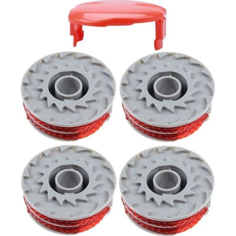 KZQ 100 Stück Ersatzklingen, kompatibel mit Florabest LIDL FRTA 20A1 FAT18B2 FAT18B3. Kunststoff-Ersatzklingen für Akku-Rasenmäher von Florabest (11 mm x 5 mm) (1/4)