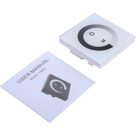 LED-Streifenleuchte mit Touchscreen-Dimmer (einfarbig, weiß) für 12–24 V DC (1/5)