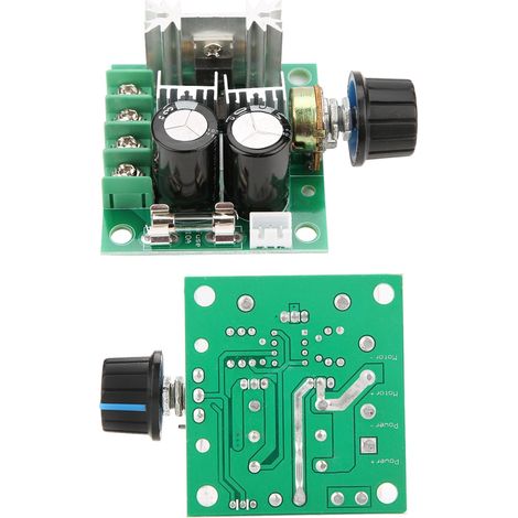 Drehzahlregelmodul mit stufenloser Steuerung für Gleichstrommotoren (PWM), Pumpen, 12–40 V, 10 A, hoher Wirkungsgrad (1/5)