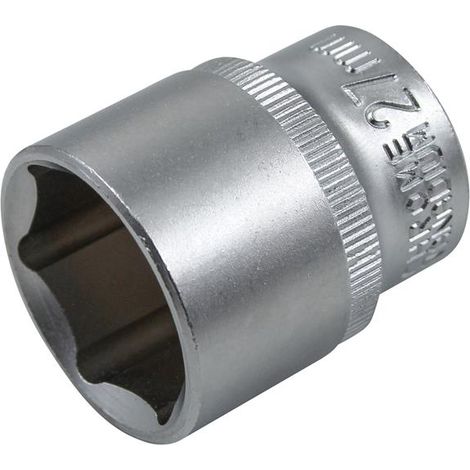 Faithfull 1/2in Drive 27mm Hex Socket - Chrome-Vanadium Steel (1/3)