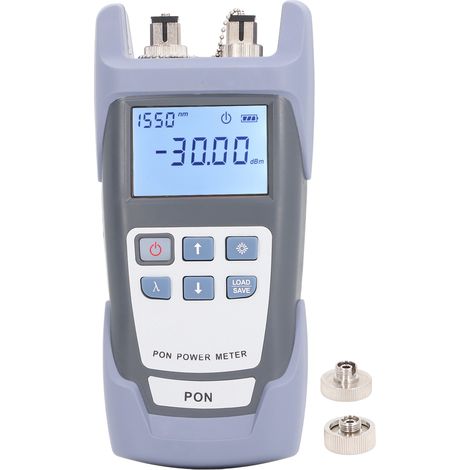 Misuratore di potenza per fibra ottica, tester portatile ad alta precisione per cavi ottici PON con schermo LCD. (1/5)