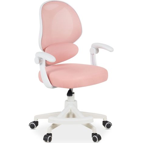 Chaise de bureau enfant ISLA rose (1/5)