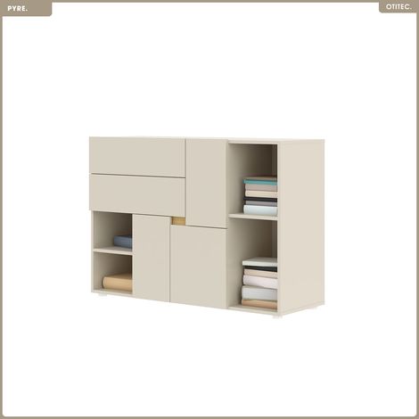 Commode - H.84 x L.120 x P.42 - PYRE - CACHEMIRE (1/5)
