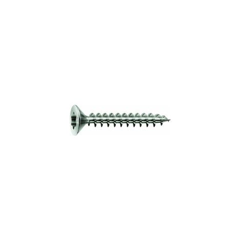 Vis bois panelvit tête fraisée tx - Vendu par 500 - Long : 16 - Diametre : 3,5 - Filetage : Total - MUSTAD
