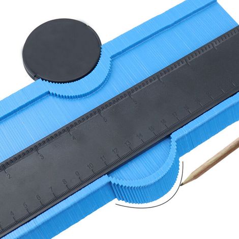 Cadeaux de mètre de contour pour les hommes, copieur de contour avec serrure réglable facile à utiliser outil de bricolage cadeaux de copieur de forme irrégulière pour les hommes Original utile. 1pc b (1/3)